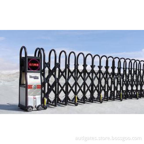 Industial Grade Trackless Automatic Folding Gate With Aerod